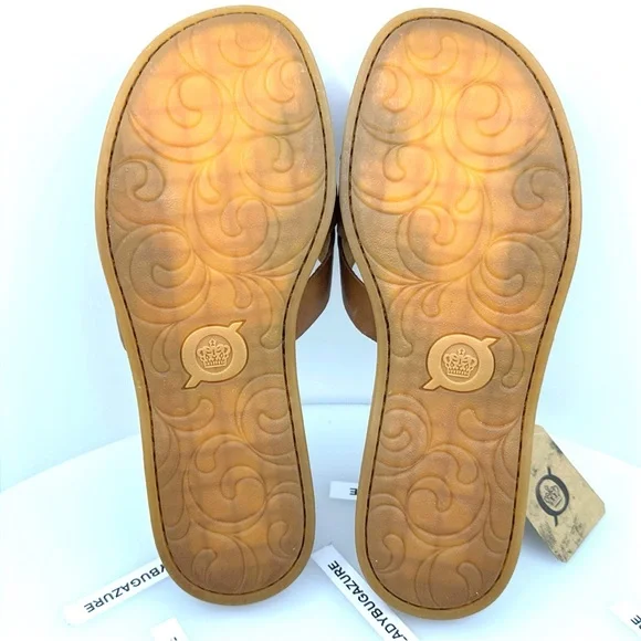 NWOB BORN Women's Isabella Slide Leather Sandal, Cushioned Comfort Shoe Size 7 - Picture 11 of 11